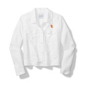 USC Trojans Women's Tommy Bahama White Sport Two Palms Raw Edge Jacket
